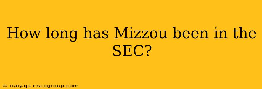 How long has Mizzou been in the SEC?