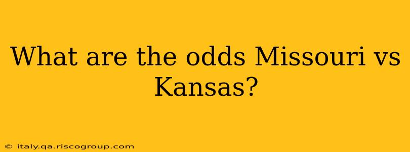 What are the odds Missouri vs Kansas?