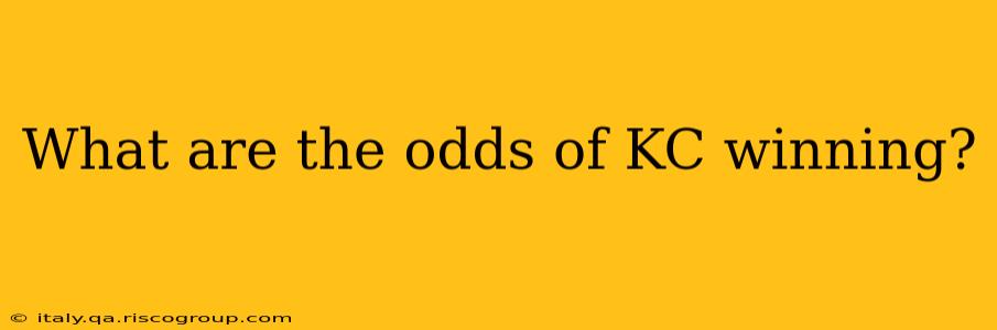 What are the odds of KC winning?