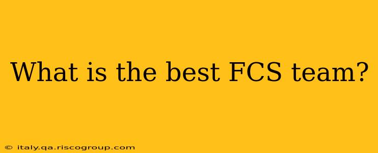 What is the best FCS team?