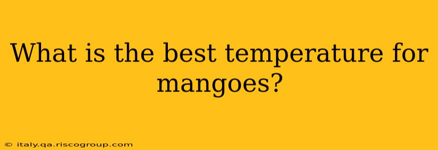 What is the best temperature for mangoes?