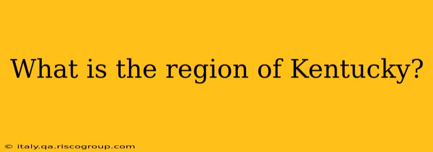 What is the region of Kentucky?