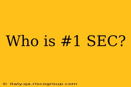 Who is #1 SEC?