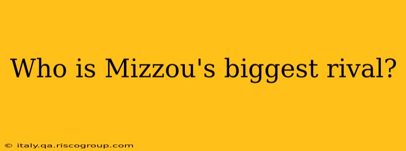 Who is Mizzou's biggest rival?