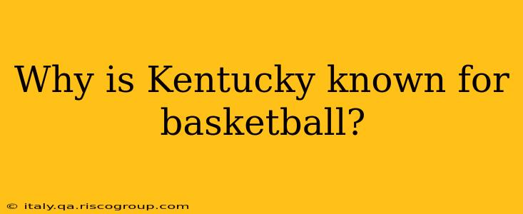 Why is Kentucky known for basketball?