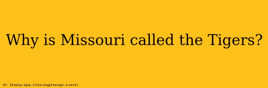 Why is Missouri called the Tigers?